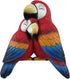 DWK Polly and Petey Mama Mother Parrot and Baby Parrot Shelf Sitting Figurines | Shelf Decor | Desk Accessories | Statues & Figurines | Office Decor | Bookshelf Accessories and Decorations - 6"