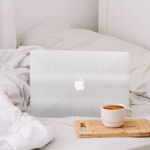 YENHOME 24" x 118" Silver Brush Stainless Steel Wall Paper for Appliances Self Adhesive Vinyl Film Waterproof Peel and Stick Wallpaper Drawer and Shelf Liner for Kitchen Cabinets