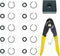 3/8" Impact Wrench Socket Retainer Retaining Ring with O-Ring Mac IR - 10 Sets. Anvil Retaining Ring Install Tool Included