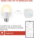 Sengled Smart Light Bulbs, Zigbee Hub Required, Works with Alexa and SmartThings, Voice Control with Google Home and Echo with built-in Hub, Soft White 60W Equivalent A19 Dimmable Smart Bulbs, 4-Pack