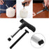 FengWu Coconut Opener Tool Set Food Grade Stainless Steel Coconut Opener Kit for Young Coconut Coco Jack Opener Kit with Stainless Steel Scraper, Coconut Hole Maker Puncher, Rubber Hammer (4pcs)