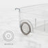 YouCopia RollOut Fridge Caddy, 9" Wide, Clear