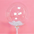 HappyBoom 10-Pack 20" Big Transparent Bobo Balloons - Large Clear PVC Bubble Balloons for Birthday, Bridal Shower, Centerpieces, Party Christmas, LED Decorations, Indoor and Outdoor Decoration.