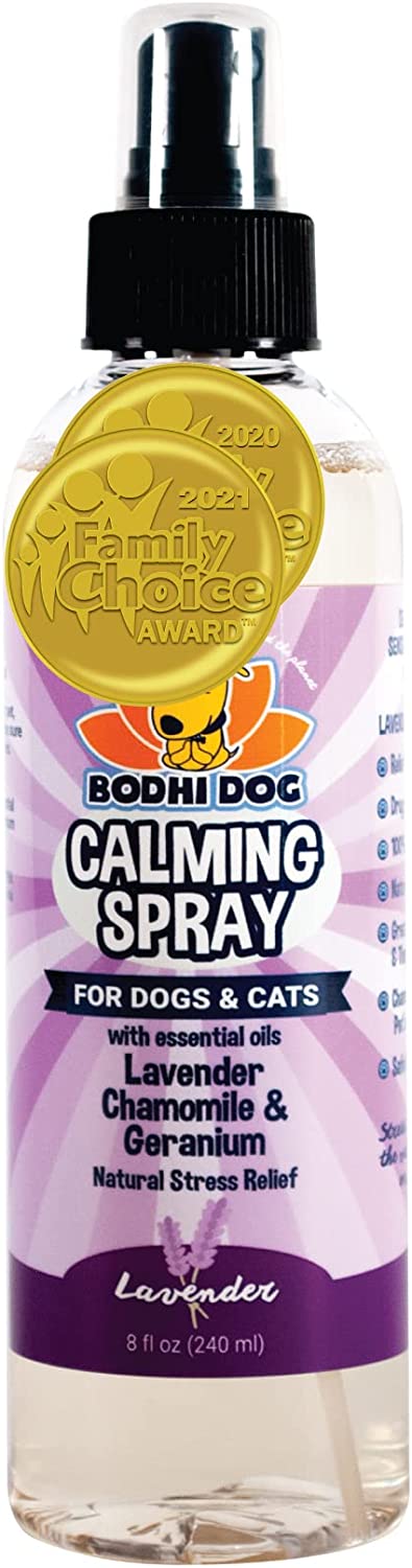 Bodhi Dog Natural Pet Cologne | Premium Scented Perfume Body Spray for Dogs and Cats | Clean and Fresh Scent | Natural Conditioning Qualities | Made in USA (Calming Lavender, 8 Fl Oz)
