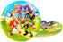 Sonic The Hedgehog Party Supplies, 20 Plates and 20 Napkins and 1 table cloth/birthday greeting card. Children's Birthday Party Decorations and Baby Shower