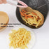 Air Fryer Disposable Paper Liner , Cooking Paper for Air Fryer, Non-Stick Air Fryer Liners, Baking Paper for Air Fryer Oil-proof, Food Grade Parchment for Baking Roasting Microwave (Nature-100pcs)