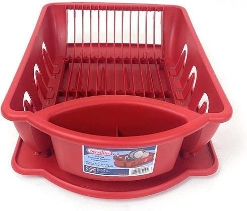 Sterlite red 2pc ultra sink set, One Size