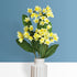 LIUCOGXI 37 inch Artificial Plumeria Frangipani Flower Bouquet with Long Stem for Home Party Bridal Wedding Bouquet Floor Flower Decoration