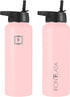 Iron Flask Sports Water Bottle - 18 Oz, 3 Lids (Straw Lid), Leak Proof, Vacuum Insulated Stainless Steel, Double Walled, Thermo Mug, Metal Canteen