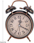 Christmas Carnival Boquite Old Fashioned Alarm Clock, Retro Mechanical Alarm Clock, Old Alarm Clock Traditional Alarm Clock with Night Light (Black)