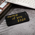 5 Sheets Graduation Cap Stickers Decoration Glitter Alphabet Letter Stickers Self-Adhesive Rhinestone Letter Number Stickers for Grad Cap Craft Decorations (Gold)