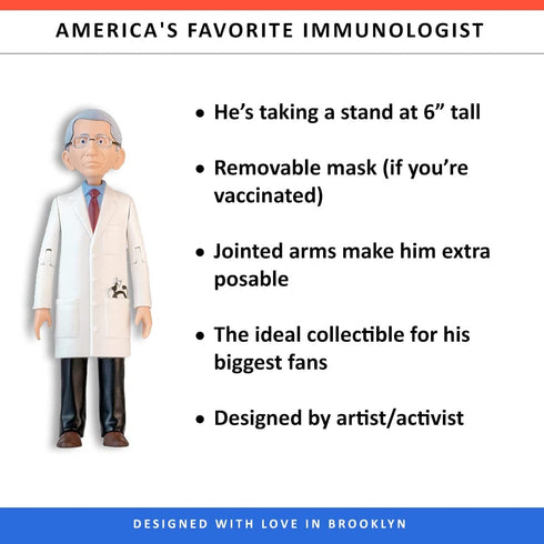 Dr. Fauci Real Life Political Action Figure - Immunologist Dr. Anthony Fauci Collectible Figurine Perfect for Collectors, Gift Ideas & Souvenirs