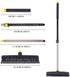 Yocada Push Broom Brush Stiff Bristles Broom Head Telescopic Heavy-Duty Outdoor Commercial for Cleaning Bathroom Kitchen Patio Garage Deck Concrete Wood Stone Tile Floor