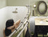 Moen DN2141CH 60-Inch Adjustable Stainless Steel Double Curved Shower Rod, Chrome