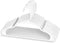 Sharpty Plastic Clothing Notched Hangers Ideal for Everyday Standard Use, (White, 20 Pack)