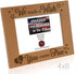 KATE POSH - We Made a Wish & You Came True Engraved Natural Wood Picture Frame, New Baby Gifts, New Mom, New Dad, Adoption Gifts (4x6 Horizontal)