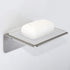Frafuo Shower Soap Holder for Shower Wall -Minimalist Design SUS 304 Shower Soap Dish for Shower Wall-No Drilling Bar Soap Holder for Shower-Soap Dished for Bar Soap Max Bearing 10LB