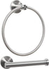 HouseAid Towel Ring and Toilet Paper Holder Set 2 Pieces Bathroom Hardware Stainless Steel Bathroom Hand Towel Holder Circle Towel Hanger Wall Mounted Brushed Nickel