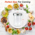 TGJOR Mason Jars 16 OZ with Airtight lid, 6 Pack Canning Mason Jars perfect for Fermenting, Jam, Honey, Wedding Favors and Baby Foods, Freezing and Dishwasher Safe (wide mouth)