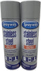 Sprayway SW841 Aerosol Stainless Steel Polish & Cleaner, 15 oz (15 oz can, Pack of 2)