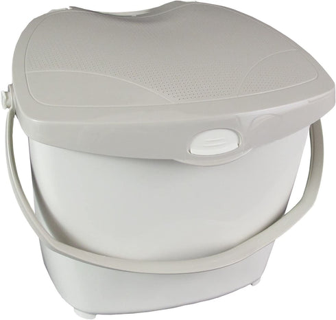 Redmon For Kids 8003 Sure-Close Kitchen Food Scrap Warm Gray Pail, Beige