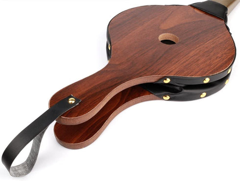 Z-Color 1PCS Brown Wood Fireplace Bellows 15" x 6.5" Outdoor Cooking Fan Air Blower
