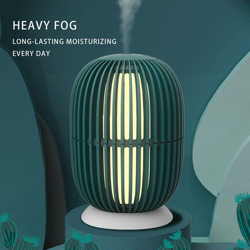 180ml Large Mist Mini Humidifier, Personal Room Long-Lasting Moisturizing Humidifier, Aroma Diffuser, Personal Desk Humidifier With 7-Color Night Light, Intelligent Anti-Drying, Suitable For Spa Yoga Baby Bedroom Office Travel