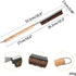 BBO+1 Pizza Oven Brush with Scraper,Pizza Stone Cleaning Brush with Scraper,Palmyra Head Cleaning Brush Wood Handle Cook Kitchen Oven Accessories Kit Portable BBQ Bake Tool Purpose Cleaning Brush
