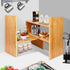 ROYALHOUSE Bamboo Desktop Organizer, Attractive Design, Stand Shelf For Books, Accessories And More, Home D©cor, Ideal Gift For Family & Friends
