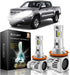 AUXLIGHT H11 H8 H9 LED Headlight Bulbs, 12000 Lumens Plug-N-Play Conversion Kit Replacement, Compatible with 2016 2017 2018 2019 2020 2021 Toyota Tacoma as High/Low Beam, 6000K Cool White (Pack of 2)