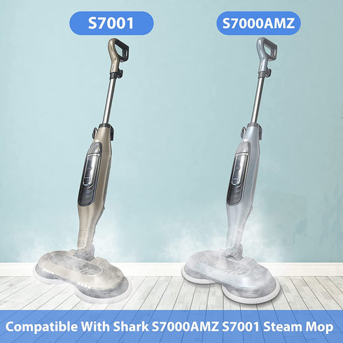 Sinnya 4 Pack S7000AMZ Pads Replacement Compatible with Shark S7000 Series, S7000 S7000AMZ S7001 S7001TGT Steam & Scrub All-in-One Scrubbing Mop, for Model XKITP7000