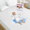 Queen Mattress Protector Waterproof Mattress Cover Queen Size Soft Breathable Noiseless Bed Cover Deep Pocket for 6-18" Pad, Washable Hypoallergenic Vinyl Free for Pets Kids Adults, White (Queen)