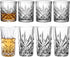 Whisky Glasses Set,Liqueur Spirits Glasses Snifters Round Clear Drinking Glass,Rock Glasses,Old Fashioned Cocktails Glasses Bourbon Glasses for Restaurants,Bars,Water Cups Vodka Glass Cups