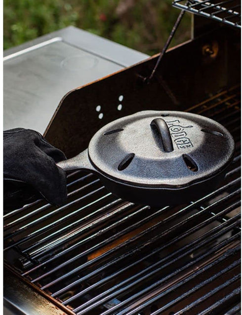 Lodge L3SMSK 6.5" Cast Iron Smoker Skillet, Black