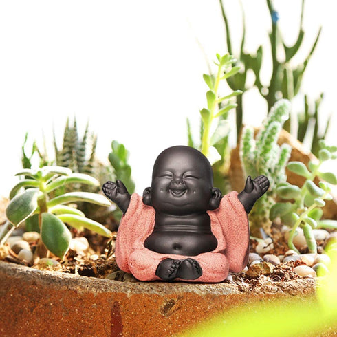 A Collection of Cutie 3 Buddhas Lovely 3 Style Smiling Buddha Laughing Buddha Statue Great Details Giftable Make You Happy