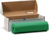 Exquisite 54 Inch X 100 Feet Emerald Green Plastic Table Cover Roll in A Cut - to - Size Box with Convenient Slide Cutter. Cuts Up to 12 Rectangle 8 Feet Plastic Disposable Tablecloths
