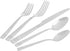 Amazon Basics 20-Piece Stainless Steel Bistro Flatware Set, Service for 4
