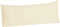 Luxury Egyptian Cotton 300 Thread Count Body Pillowcase - fits 20 x 54 Inch Body Pillow, Envelope Closure (Qty. 1, Ivory)