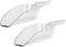 (2 Pack) 12-Ounce Clear Polycarbonate Scoop, Heavy-Duty Plastic Ice Scoop, Candy Scoops, Popcorn Scoops, Utility Scoops by Tezzorio