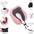 Travel Pillow, Best Memory Foam Neck Pillow Head Support Soft Pillow for Sleeping Rest, Airplane Car & Home Use (Pink)