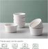 DOWAN Ramekins 8 oz Oven Safe, Porcelain Ramekins Souffle Dish, Creme Brulee Ramekins, White Ramekins for Baking, Stackable Ramekin for Pudding, Spinach Souflees, Set of 6