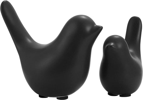 BESPORTBLE Ceramic Bird Figurines Modern Minimalist Animal Figurines Love Birds Decor Home Office Desktop Display Decor