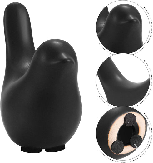 BESPORTBLE Ceramic Bird Figurines Modern Minimalist Animal Figurines Love Birds Decor Home Office Desktop Display Decor