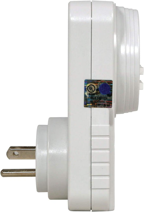 Titan Controls Apollo 7 - Single Outlet 24-Hour Digital Timer, Timing Solution for Hydroponics, 120 Volt