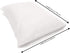 100% Egyptian Cotton Percale Bed Pillow Standard Pillowcase Long-Staple Combed Pure Natural, Pillows for sleeping, Silky Soft & Smooth- White- Pack of 2 Almohada