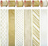 MEEDEE Gold Ribbon 2.5 Inch Christmas Ribbon 6 Rolls 36 Yards Organza Sheer Ribbon Mesh Ribbon Metallic Glitter Decorating Gift Wrapping Ribbon Bow Perfect for A Tree Topper Wreath Mailbox Swag