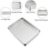 TeamFar Lasagna Pan, 12…–™™ x 9¾™™ x 2™™, Stainless Steel Rectangular Casserole Cake Baking Brownie Pan, Non-toxic & Sturdy, Brushed Surface & Deep Side, Dishwasher Safe, 2PCS