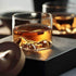 Whiskey Glass Mountain Fuji Style Wine Glass Teacups with Wooden Bottom - Infusing Coffee, Milk, Tea