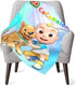 Personalized Baby Blanket Throws Double Layer Blanket Super Soft Receiving Blanket for Crib, Stroller, Travel, Decorative Nursery Bed Blankets 30x40inch