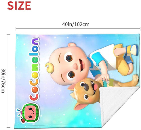 Personalized Baby Blanket Throws Double Layer Blanket Super Soft Receiving Blanket for Crib, Stroller, Travel, Decorative Nursery Bed Blankets 30x40inch